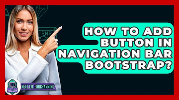 How To Add Button In Navigation Bar Bootstrap? - Next LVL Programming