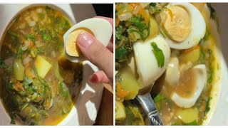 حساء الخضر و السلق vegetable soup حساء soup  طريقة عمل حساء أخضر