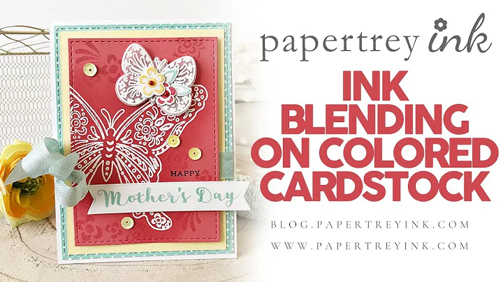 Make it Monday #321 Ink Blending on Colored Cardst...