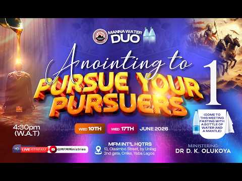 IGBO| MFM MANNA WATER 10-06-2026 DR D. K. OLUKOYA (G.O. MFM WORLDWIDE)