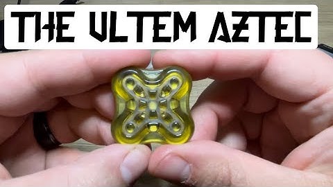 Unboxing the Kinetic Asian Pacific Ultem Aztec Fidget Slider
