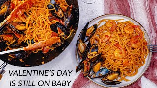 TASTY SPAGHETTI  PRAWNS & MUSSELS RECIPE