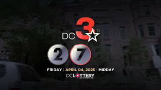 DC LOTTERY Midday 04/04/2025