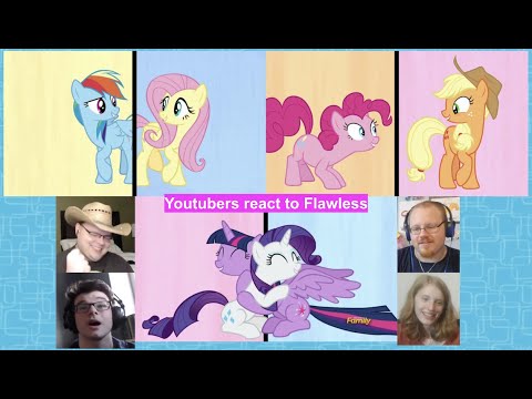 Youtubers react to MLP song "Flawless"