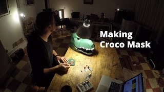 Making Wintercroft T-Rex mask