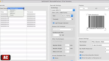 Batch Generate Barcodes and QR Code on Mac