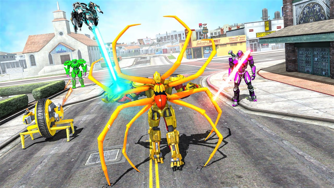 Spider Hero Robot Car Transform | Spider Hero Wheel Robot Transformation | Trailer Video | iOS Game