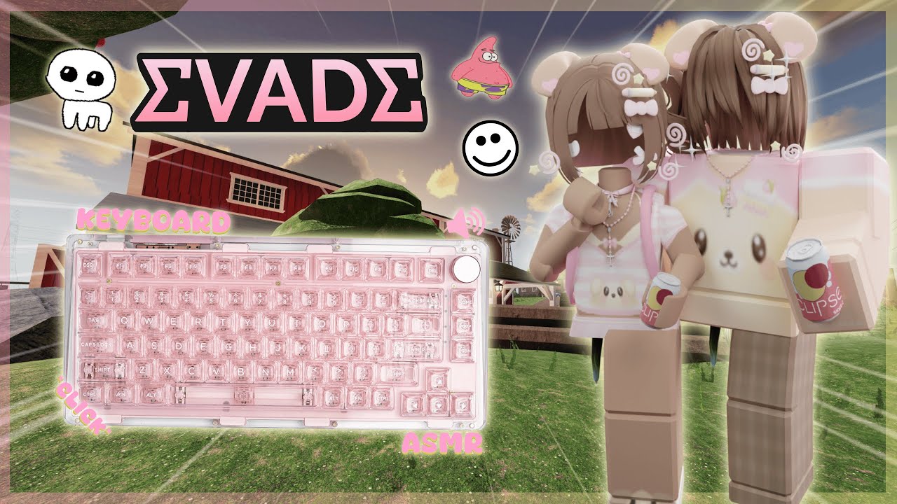 Roblox Evade w/ *THOCKY* Keyboard ASMR