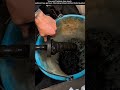 You won't believe how much sediment we got out. #trending #shorts #short #shortsvideo