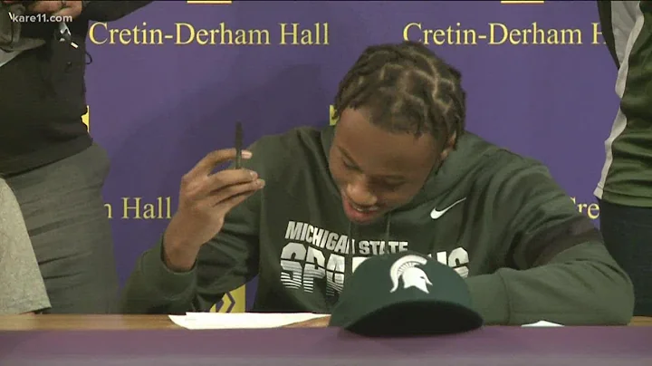 Cretin-Derham Hall's Tre Holloman signs with Michigan State