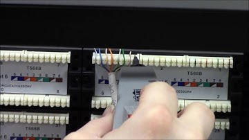 Punching down on a 110 Block