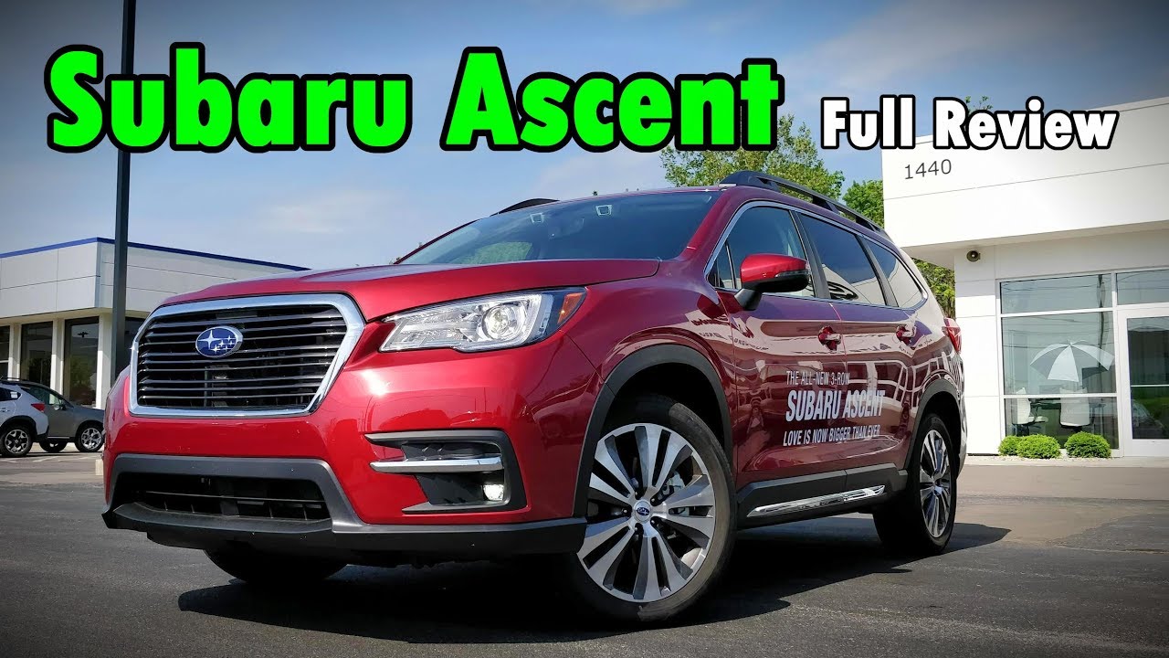 2019 Subaru Ascent: FULL REVIEW | Outback SUPERSIZED - YouTube