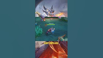 Clint triple kill 😎🤫#mobilelegends #mlbb