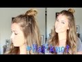 Half Up Top Knot Hair Tutorial | Beauty Banter #halfknot