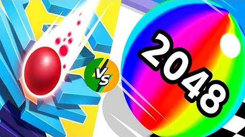 Ball Run 2048 🆚 Stack Ball Gameplay Walkthrough IOS Android All Level