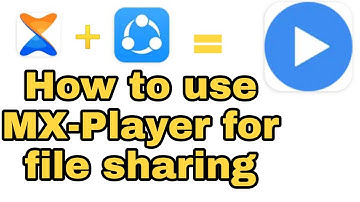 How to use MX Player for file sharing|MX Share|Malayalam