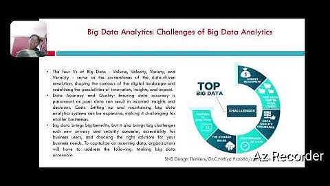 DT | Big Data Analytics | Dr.C.Nithya Prabha -AP-BCom IT | SNS Institutions