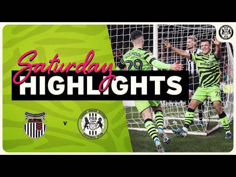 Grimsby Forest Green Goals And Highlights