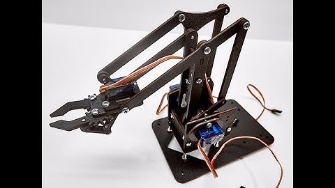 Thử thách cánh tay robot điều khiển bằng máy tính (có giải thích code)| Robotics căn bản