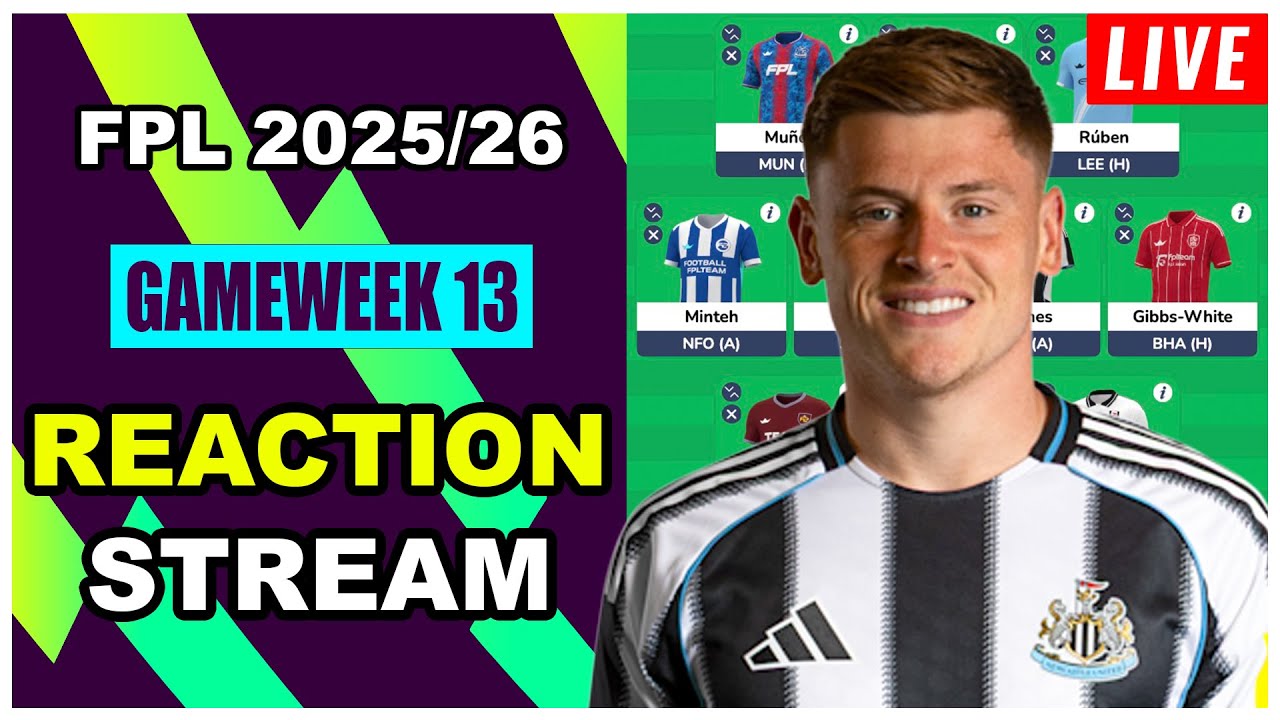 FPL Gameweek 13: REACTION STREAM | Live Q&A | Fantasy Premier League Tips 2025/26