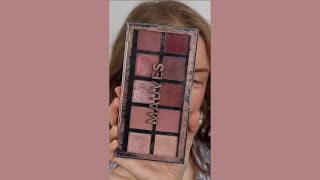 Rose Gold/Pink Look for Valentine's Day // Profusion Mauves Palette #shorts