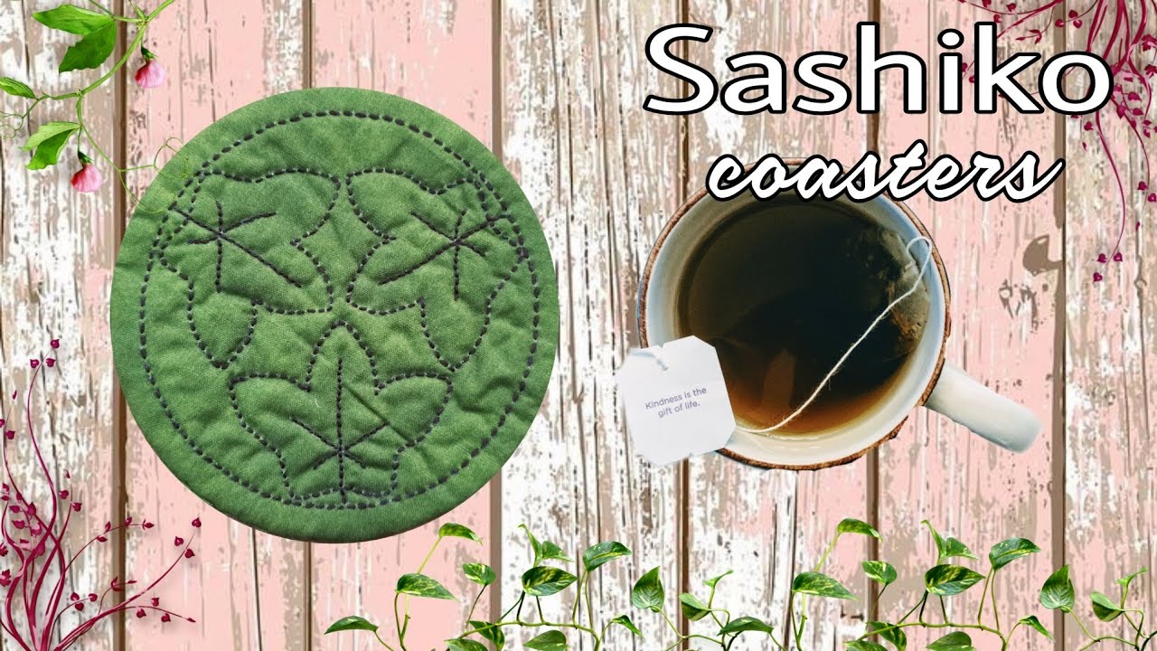Учебник подстаканники Сашико | Простой проект сашико # 24
