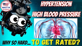 VA Disability High Blood Pressure - Hypertension - Why So HARD To Get Rated? #veteranbenefits #vet