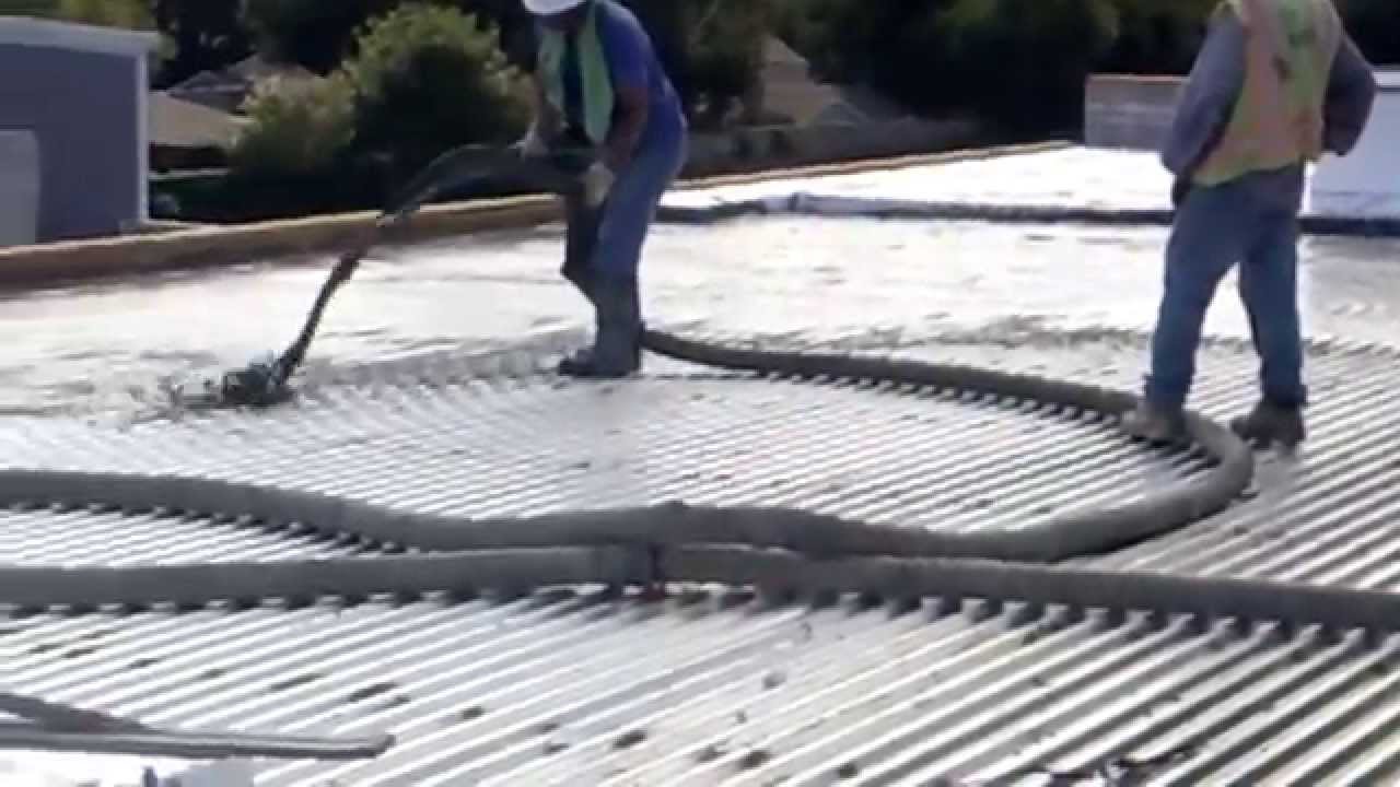 Lightweight Concrete for Roof Insulation YouTube