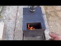 a pellet stove and fireplace upside down (거꾸로타는 펠릿난로 겸 장작난로)