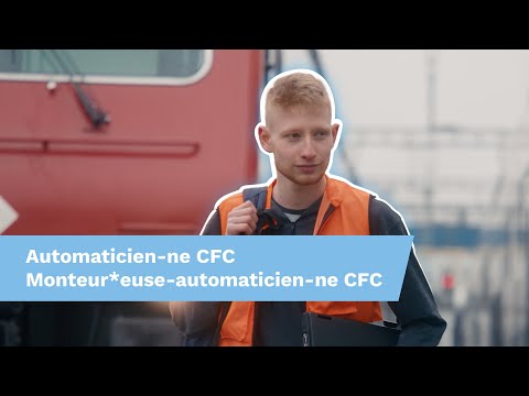 Apprentissage d'automaticien-ne CFC et de monteur*euse-automaticien-ne CFC