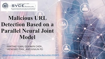Malicious URL Detection Based on a Parallel Neural Joint Model