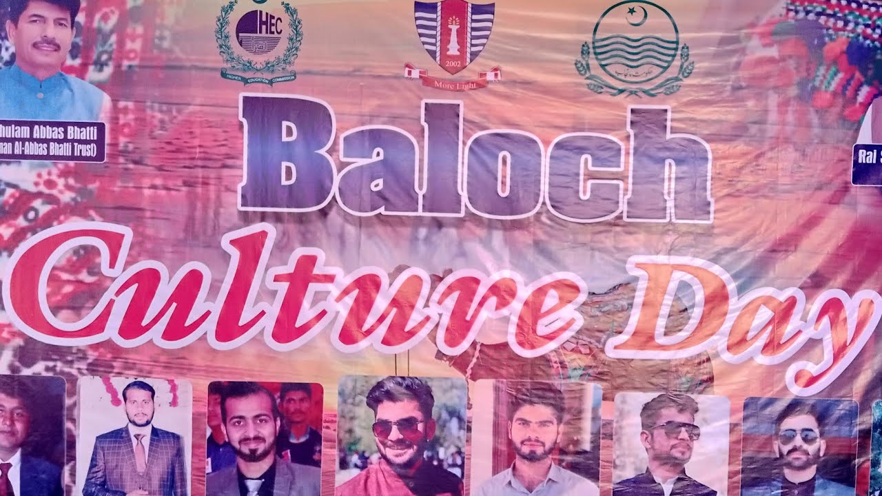 BALOOCHI Culture day at GCUF Layyah Campus