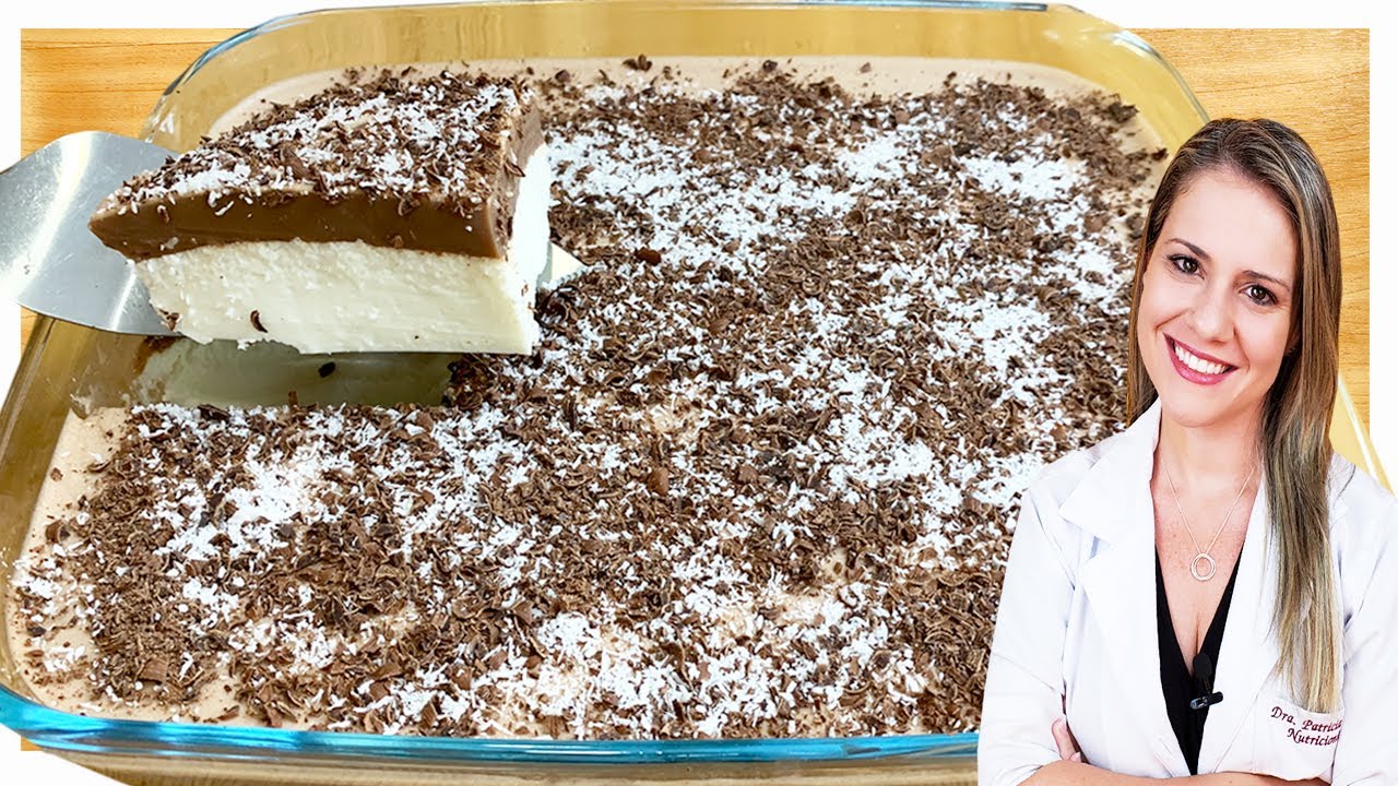 Delícia SEM FORNO, SEM AÇÚCAR - Fácil, Rápida, Saudável e fica linda!!