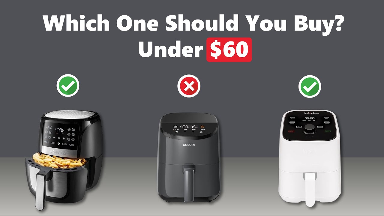 Top 5 Best Air Fryers under 60 in 2024 YouTube