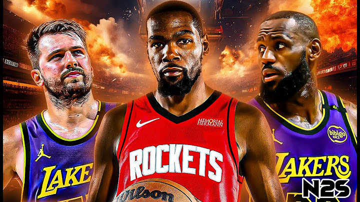 NEW LOOK ROCKETS vs LAKERS - Kevin DURANT - Deandre AYTON - Jake LARAVIA - NBA 2K25
