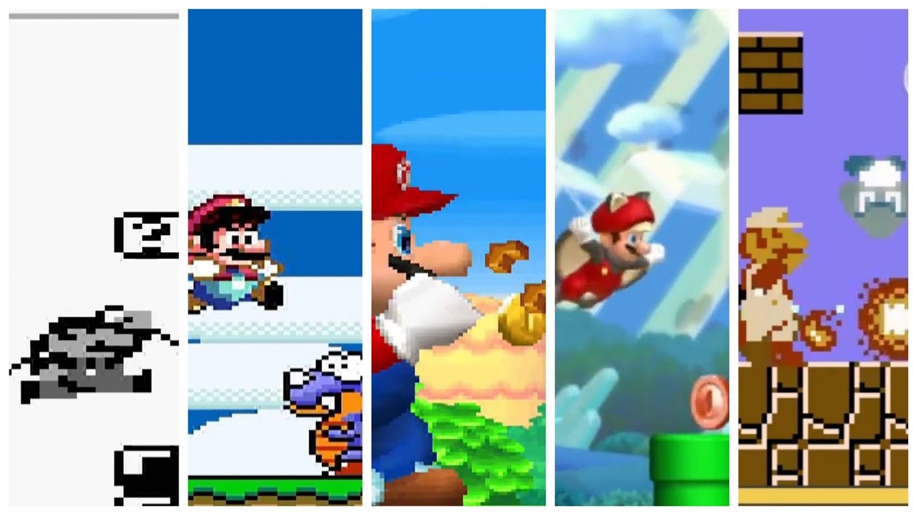 Evolution of Time Up in Mario Games (1985-2020) 