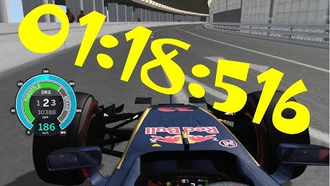 rFactor F1 2016 Montecarlo @ OnBoard Max Verstappen | Toro Rosso # 1:18:516 [HD]
