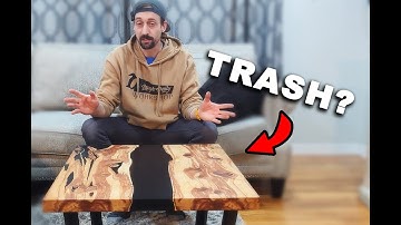 First Time Making an Epoxy River Table - What Went Wrong (and Right!)