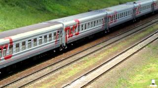 ТЭП70-0225 с поездом №19 С.Петербург-Одесса