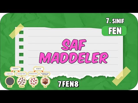 Saf Maddeler 📗 tonguçCUP 2.Sezon - 7FEN8 #2024