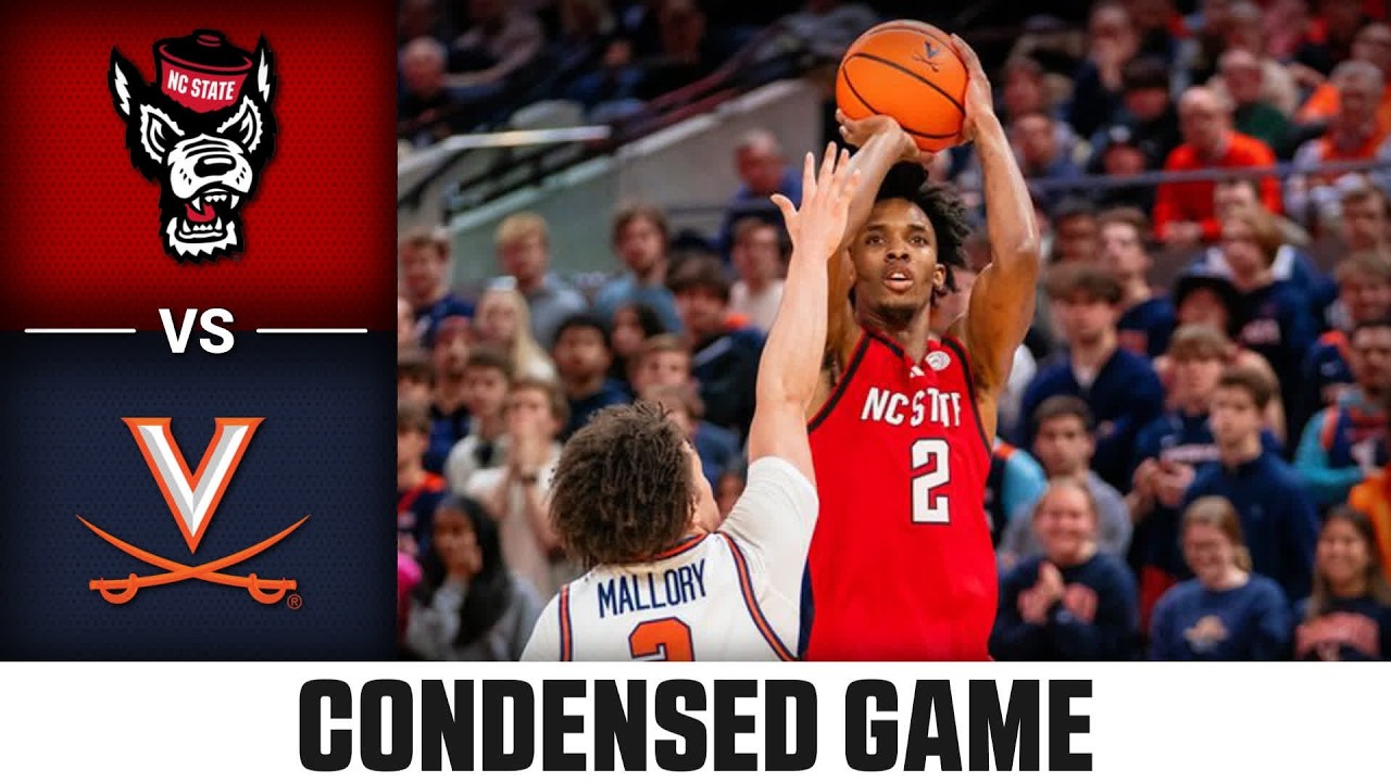 NC State vs. Virginia Condensed Game | 2025-26 ACC Men's Basketball