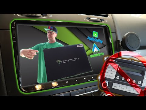 How to Install an Aftermarket Stereo - Eonon Head Unit - Mk5 Volkswagen Jetta - Apple Car Play