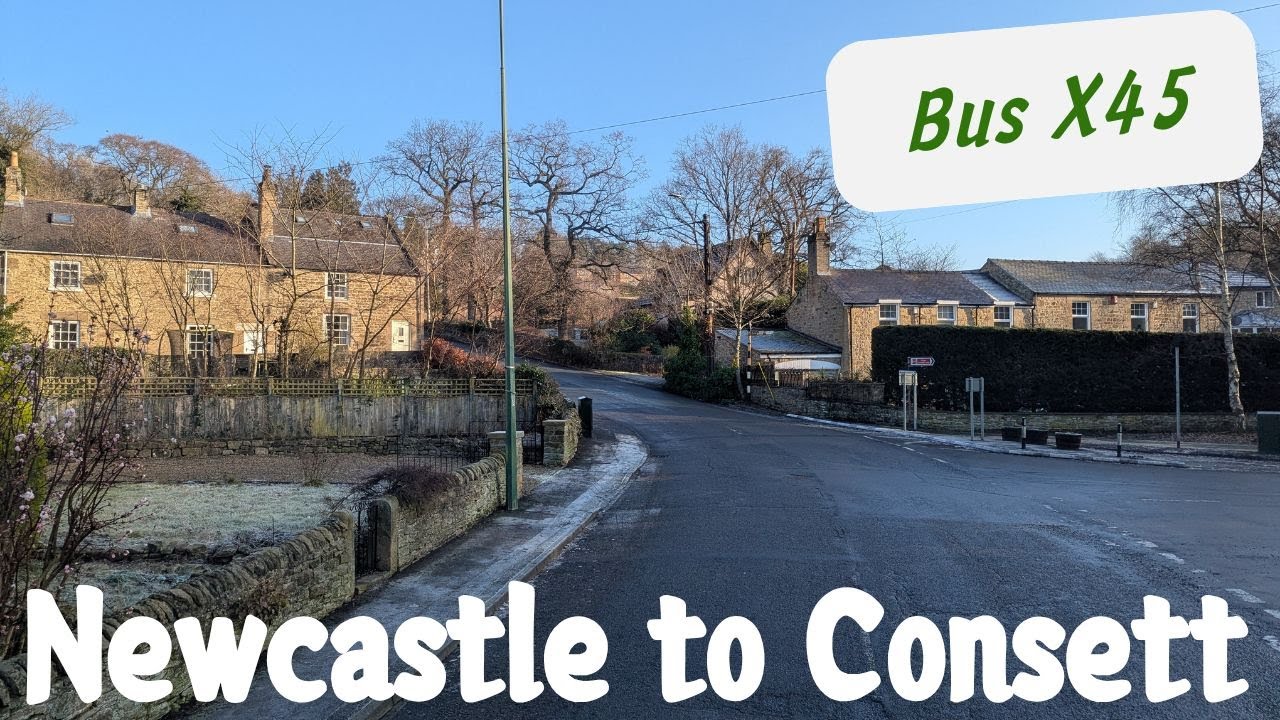 An X lines ride in North East | X45 Newcastle to Consett | January 2025
