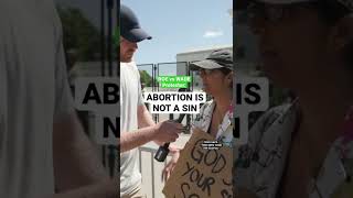 Roe vs Wade Protestor: Abortion Is Not A Sin | Live reactions outside Supreme Court