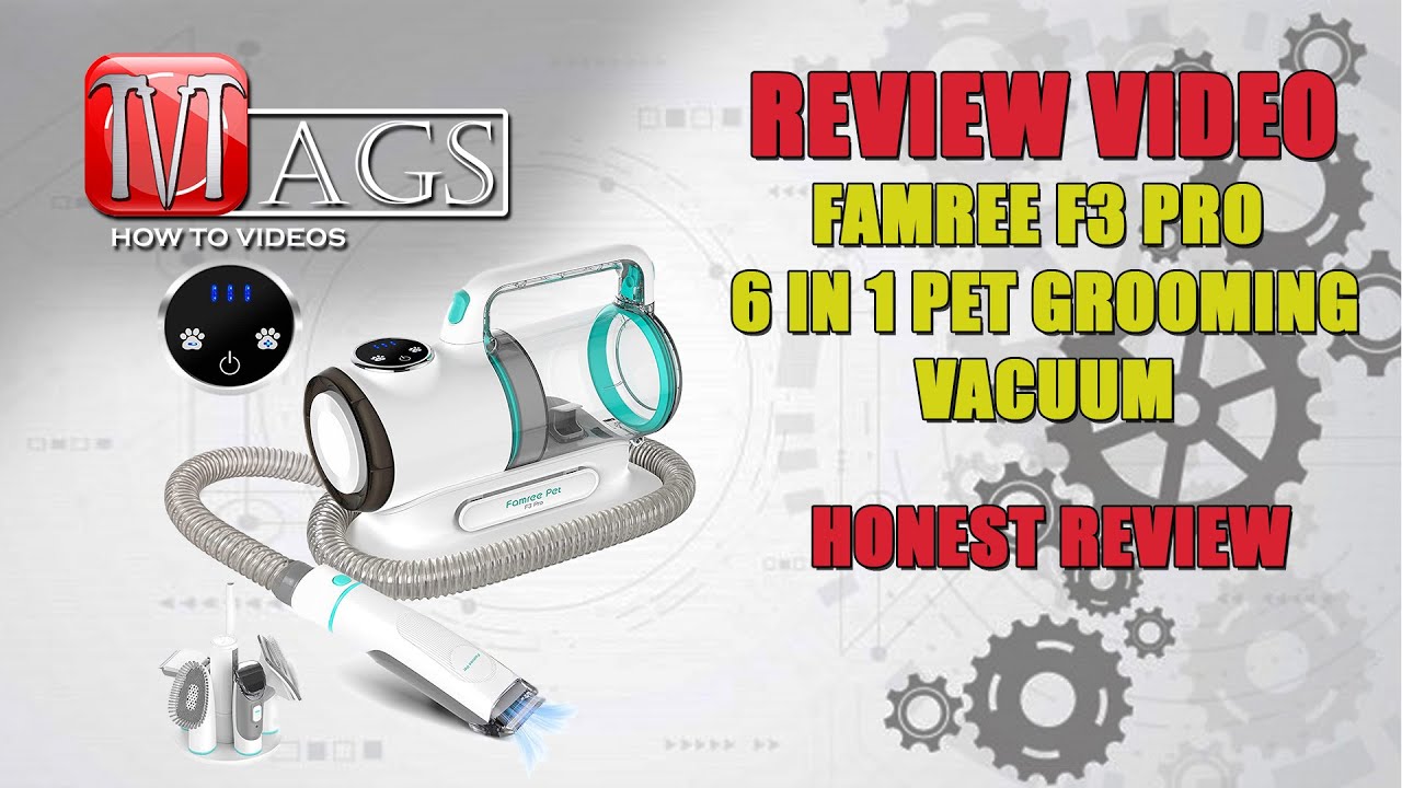 Famree F3 Pro 6 in 1 Pet Grooming Vacuum Review - YouTube