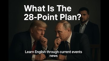 What Is the 28-Point Plan?|The Controversial Proposal to End the Russia–Ukraine War #englishlearning