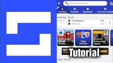 Sofascore: Live sportuitslagen (VOLLEDIGE tutorial)