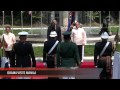 Official arrival ceremony for Obama