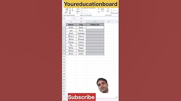 Advance Excel Tricks #excelclub #excelshortcuts #djexcel #education #tricks #shorts #reel #reels