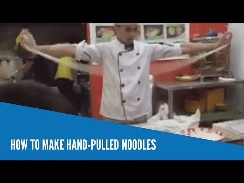 WATCH: How to make hand-pulled noodles